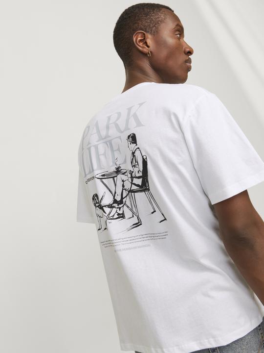 Actual product image Jack & Jones Jorpark Tee Ss Crew Neck Ft Styd Aw24 (XL)