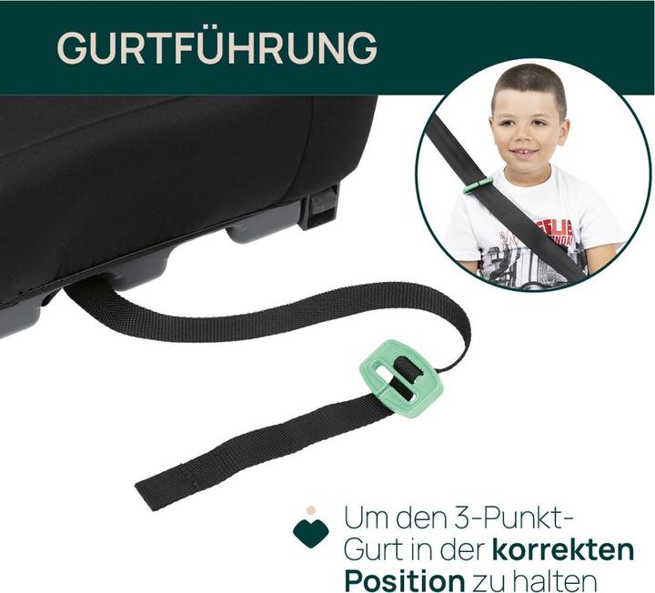 Produktbild Chicco Quasar Fix I-Size Obsidian (Kindersitzerhöhung, ECE R129/i-Size Norm)