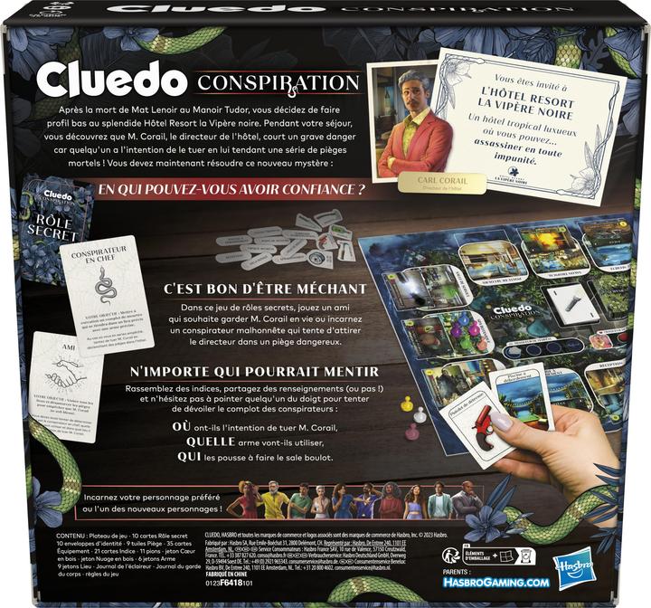 Actual product image Hasbro Gaming Cluedo Conspiracy (French)