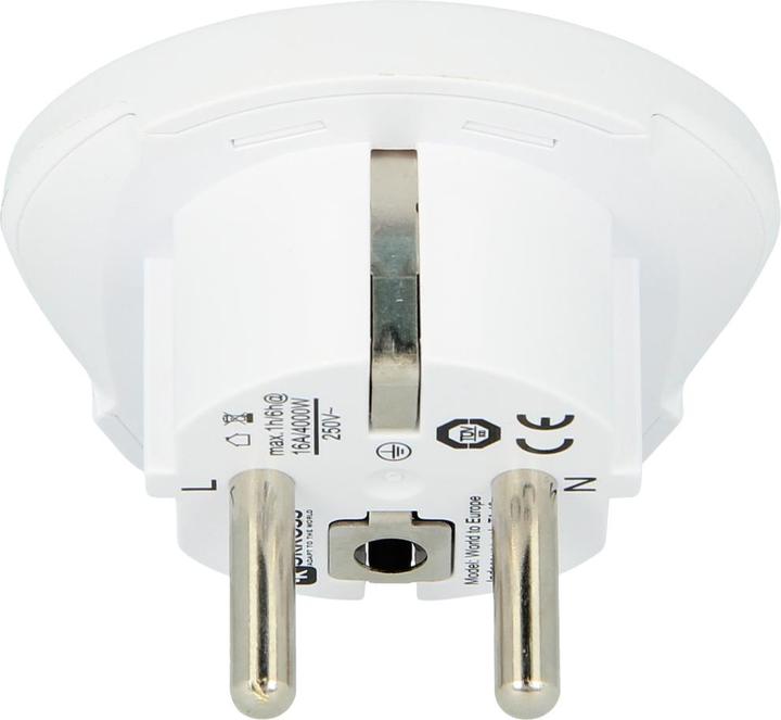 Immagine prodotto Hama Travel Plug World per l'Europa (Ware in blocco) bianco