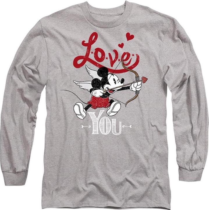 Immagine prodotto Disney Love You Maglietta San Valentino Topolino Cupido Adulto Unisex (XL)