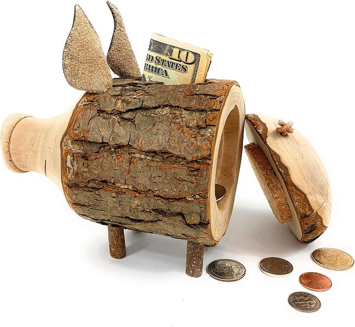 Produktbild Waldfabrik Sparschwein Rudi (19 x 9.5 x 11.5 cm)
