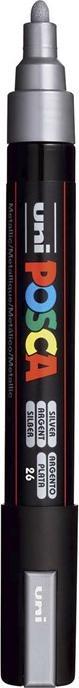 Immagine prodotto Posca Marchio PC-5M a punta tonda (Argento, 2.50 mm, 1 x)