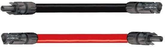 Immagine prodotto Uniteck Cavo solare rosso nero 6mm2 MC4 20m (Cavo solare)