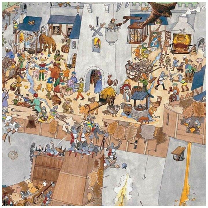 Image du produit Djeco Le château, 100 pièces (100 pièces)