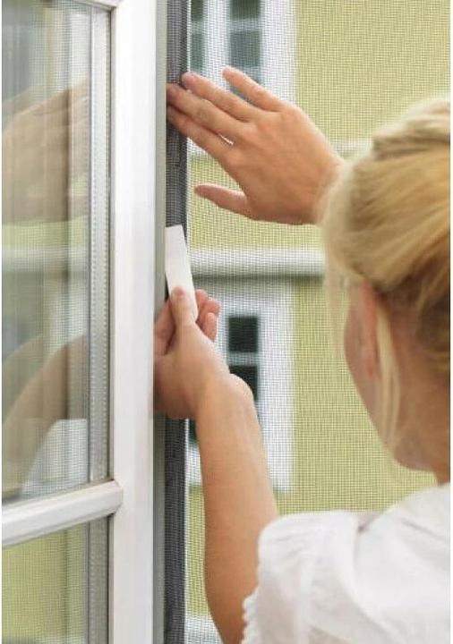 Actual product image tesa Insect screen COMFORT for windows, with Velcro tape, self-adhesive, without drilling (120 x 240 cm)