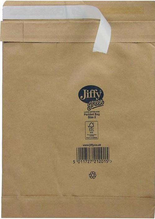 Produktbild Transpak Polsterversandtasche Innenmass 105x229mm Aussenmass 120x229mm Papier LxBmm (200 x)