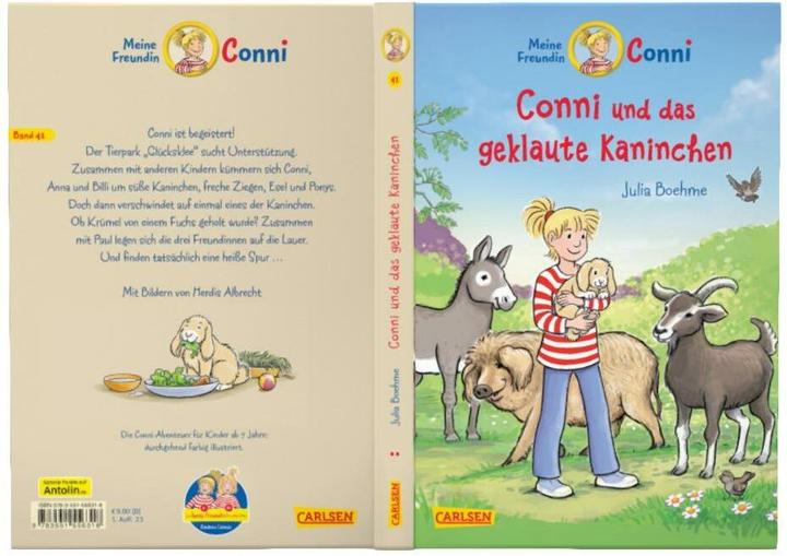 Image du produit Conni 41 : Conni et le lapin volé (Herdis Albrecht, Julia Boehme, Allemand)