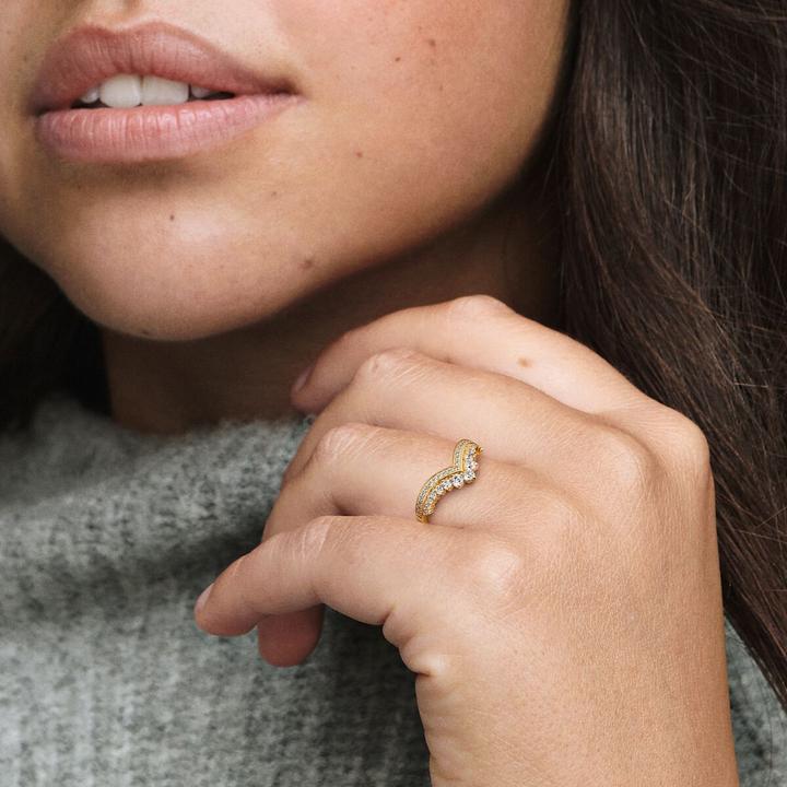 Immagine prodotto Pandora Anello diadema senza tempo in oro 14k (46)