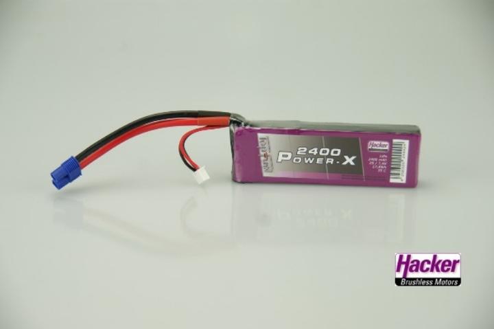 Actual product image Hacker TopFuel LiPo Battery 7.4V 2400mAh 35C (7.40 V, 2400 mAh)
