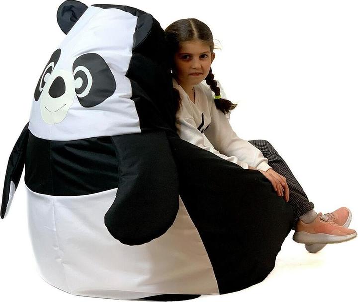 Image du produit Go Gift Sako sac pouffe panda noir et blanc XL 130 x 90 cm
