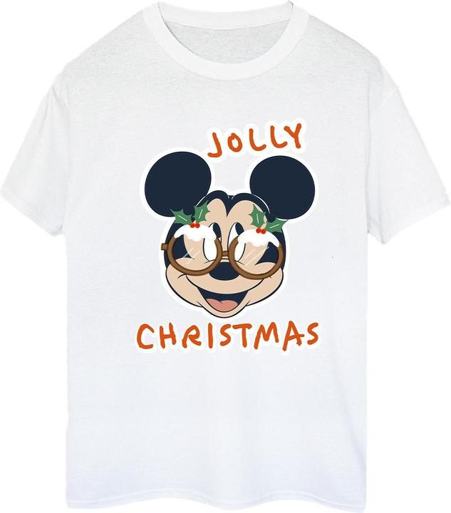 Produktbild Disney Mickey Mouse Jolly Christmas Glasses TShirt (XL)
