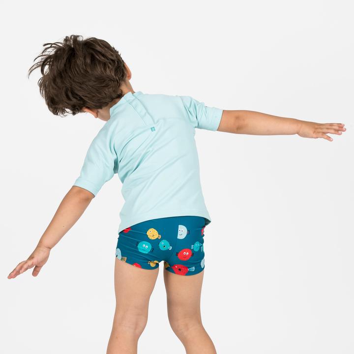 Produktbild Nabaiji Badehose Boxer Baby/Kinder - Titou Plouf dunkelblau (76, 78, 80 C)