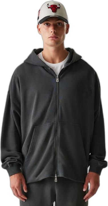 Image du produit New Era Sweatshirt full zip Chicago Bulls Washed (L)