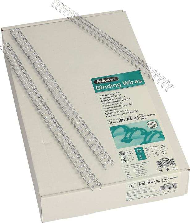 Actual product image Fellowes Wire comb 8mm