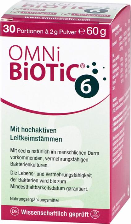 Produktbild Omni Biotic 6 Pulver (30 Stück, Pulver, 191 g)