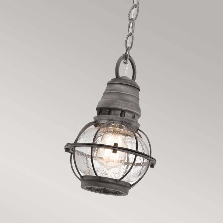 Immagine prodotto Elstead Lighting Lampada a sospensione per esterni Bridge Point E27 Zinco anticato IP44 (E27)