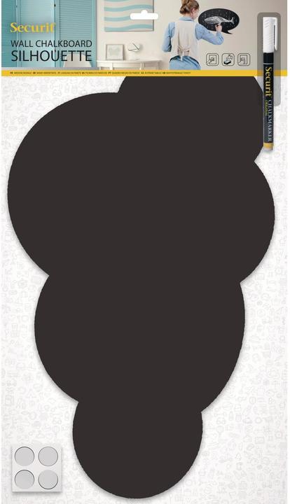 Actual product image Securit Silhouette Klett Wolke (Blackboard, 29 x 48 cm)