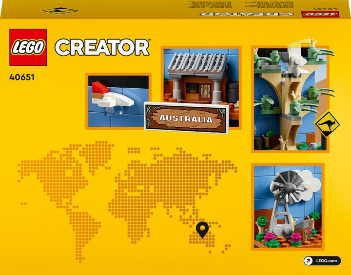 Image du produit LEGO Carte postale d'Australie (40651, LEGO Creator Expert, LEGO difficiles à trouver)