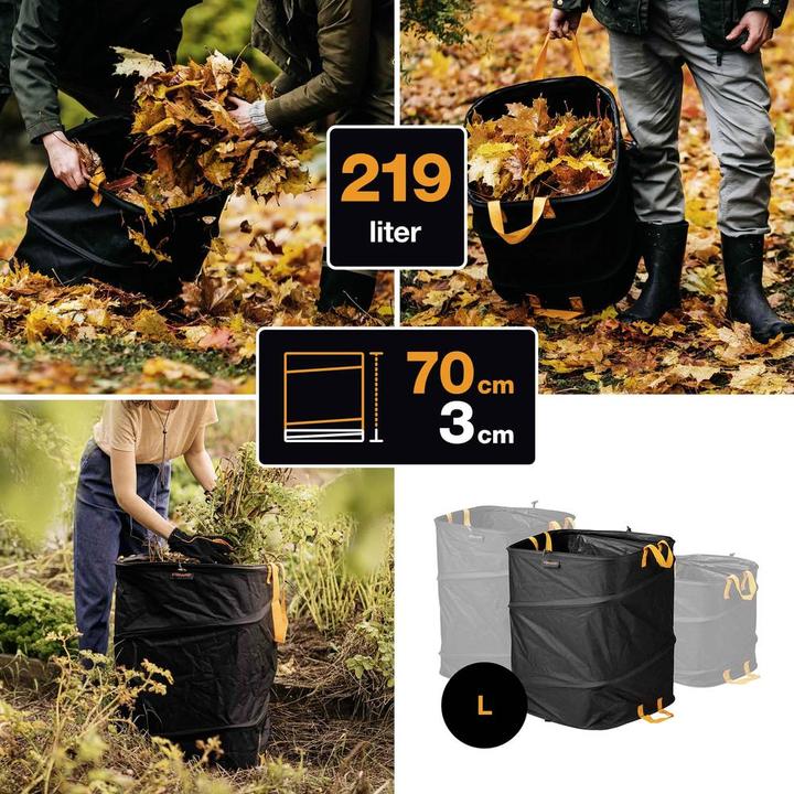Actual product image Fiskars Ergo PopUp Garden Bag, 219 L (219 l)