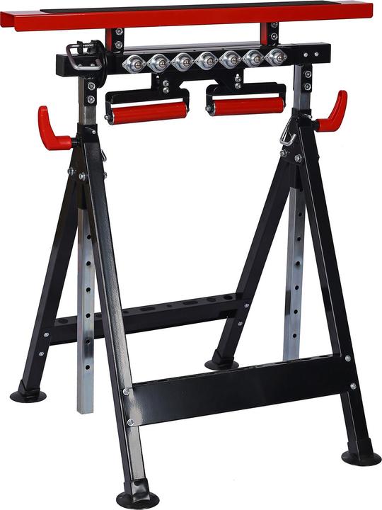 Produktbild XPOtool Multifunktions-Arbeitsbock Rollenbock V-Rollen Klappbock 4in1 höhenverstellbar (6.10 cm, 75.50 cm)