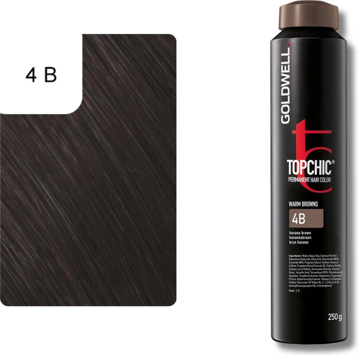 Actual product image Goldwell Topchic (4-B havana brown)