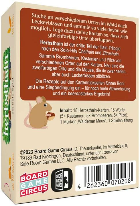 Actual product image Board Game Circus Autumn grove (d) (German)