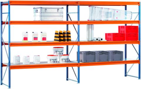 Immagine prodotto Schulte Lagertechnik Scaffalatura di base W100 con pannelli in acciaio