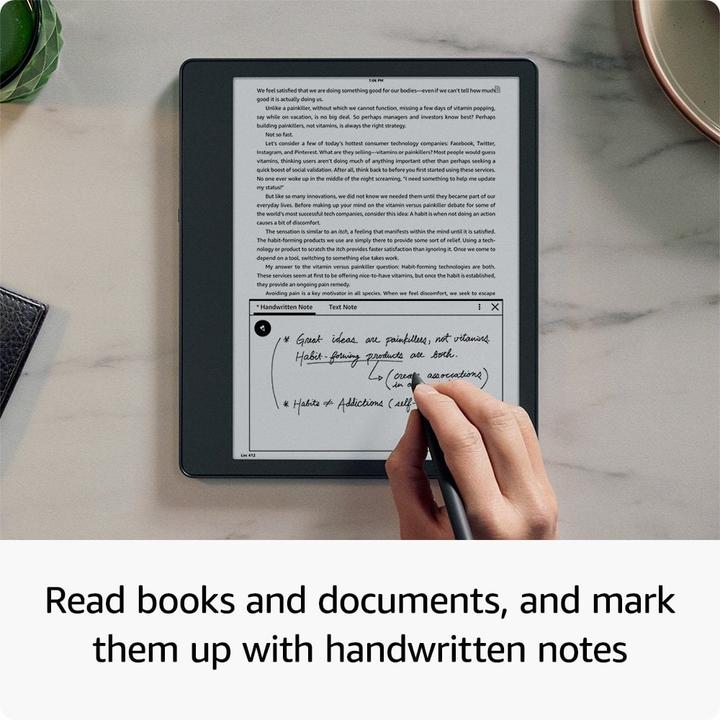 Immagine prodotto Amazon Ebook Kindle Scribe 10.2 32GB WiFi Premium Pen Grigio (10.20", 32 GB, Grigio)