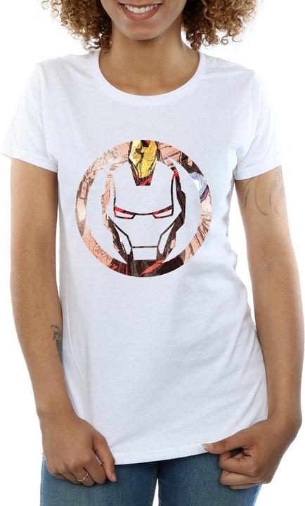 Image du produit Iron Man T-shirt en coton Montage Femme/Femme (L)