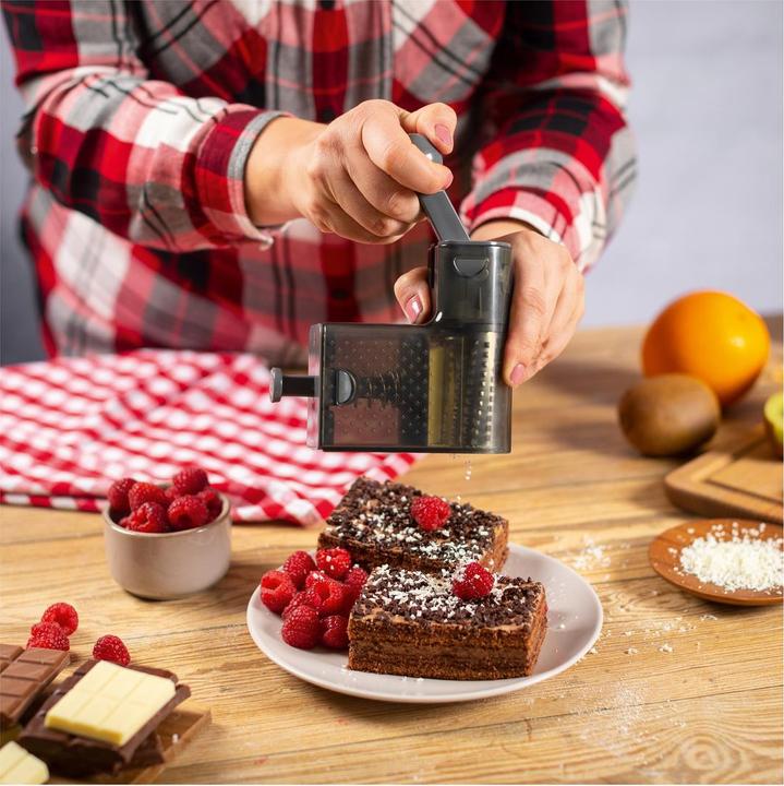 Actual product image Kuhn Rikon Ratchet cheese grater grey
