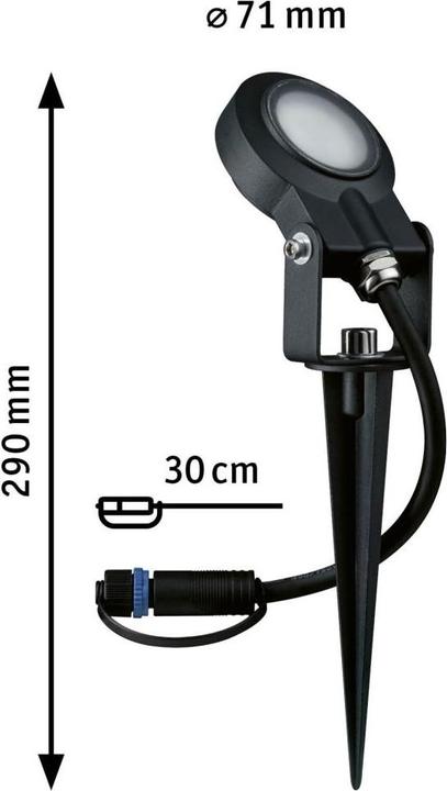 Actual product image Paulmann Sting (580 lm, GU10, IP67)