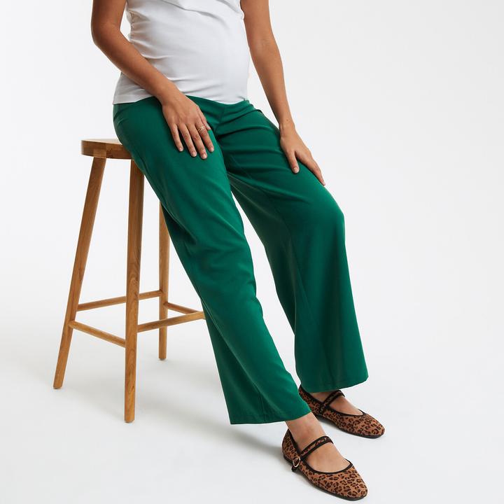 La Redoute Collections Weite Umstandshose mit hohem Bund