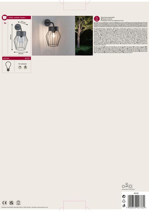 Immagine prodotto Paulmann Lanka (IP44)