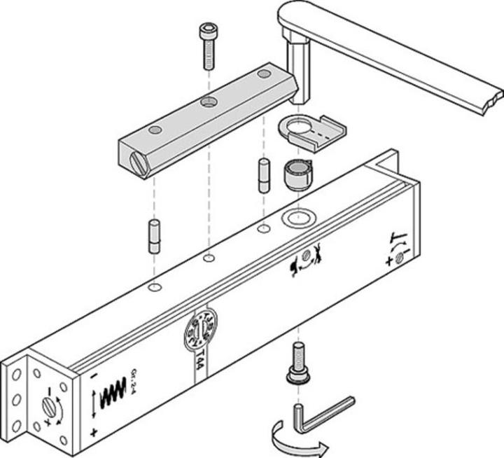 Image du produit TJSS Dispositif de blocage pour T 44 (Porte de chambre, Porte d'entrée, Porte en bois, Porte-fenêtre)