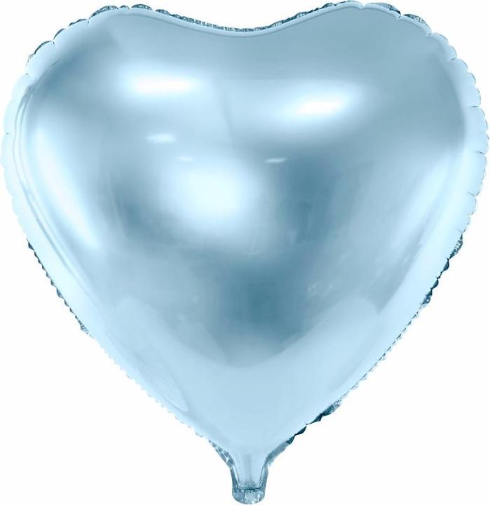 Immagine prodotto Partydeco Palloncino cuore azzurro 45 cm (1 x)