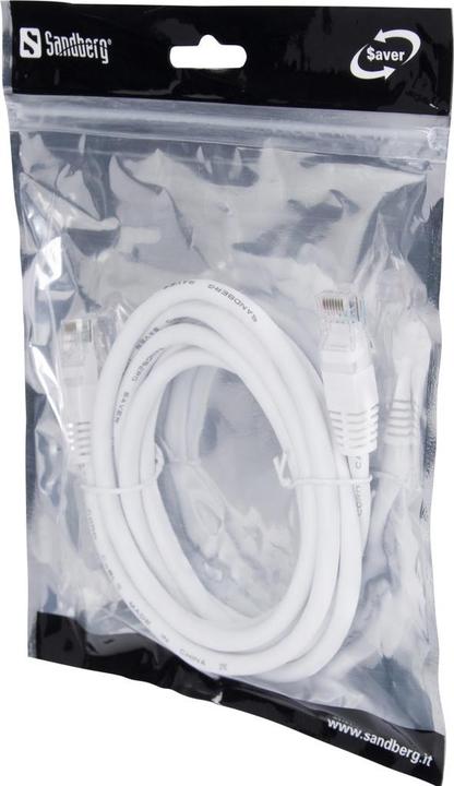 Immagine prodotto Sandberg Cavo salvaspazio Cat6 200cm 78,7Z RJ45 RJ45 UTP Patch Cavo di rete 1000 Mbit/Sec (U/UTP, CAT6, 2 m)