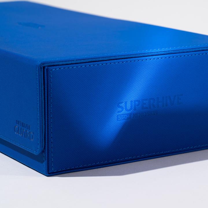 Image du produit Ultimate Guard Boîte à cartes XenoSkin Superhive 550+ Bleu