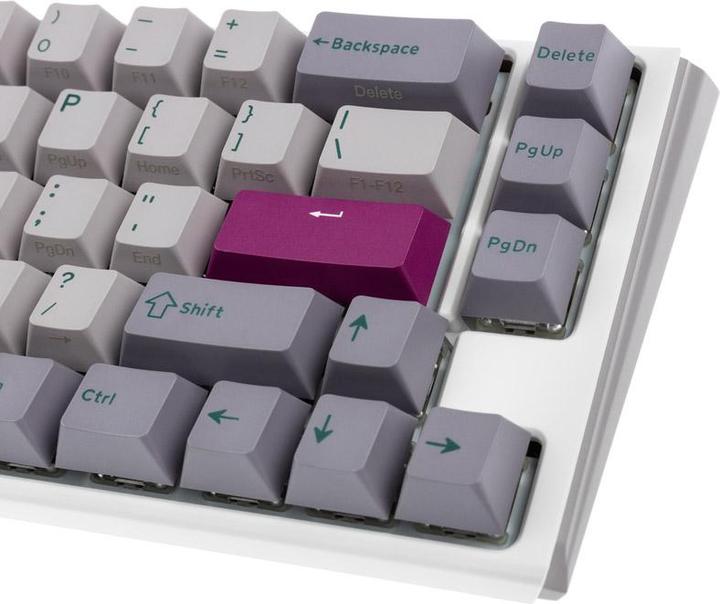 Produktbild Ducky One 3 Mist Grey SF Gaming Tastatur, RGB LED - MX-Blue (US) (US, Kabelgebunden)