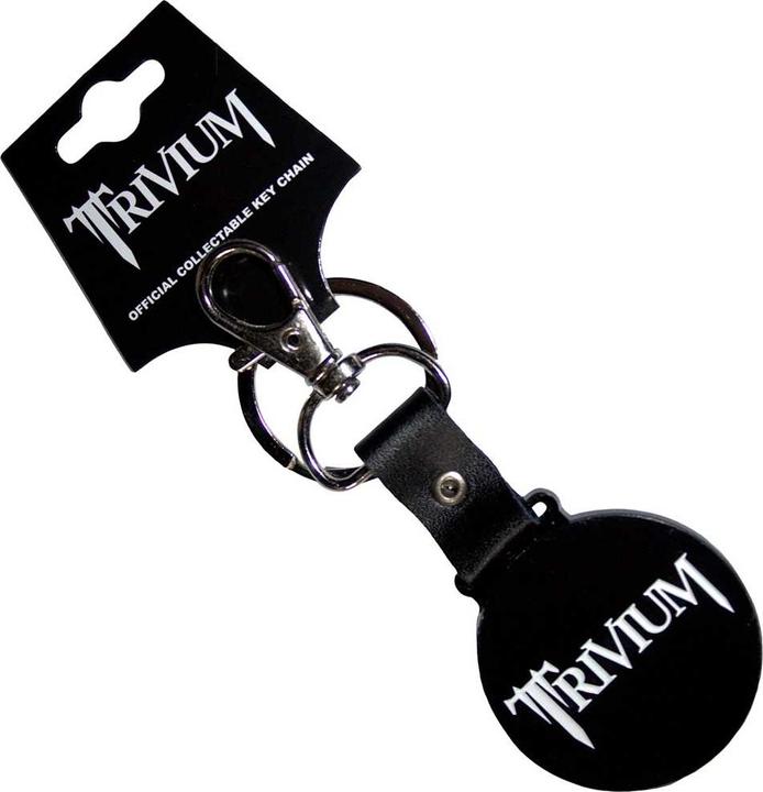 Trivium Classic Logo Mono Circle Schlüsselanhänger