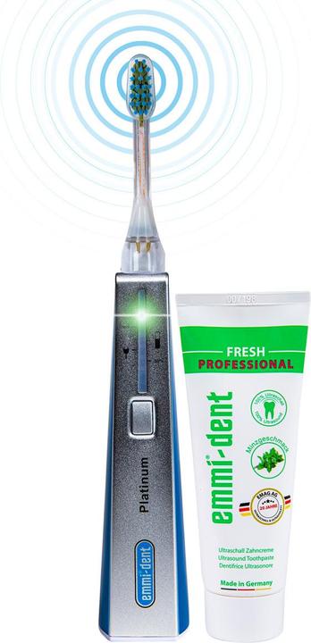 Image du produit Emmi-dent Brosse à dents à ultrasons Platinum Blue (Brosse à dents ultrasonique)