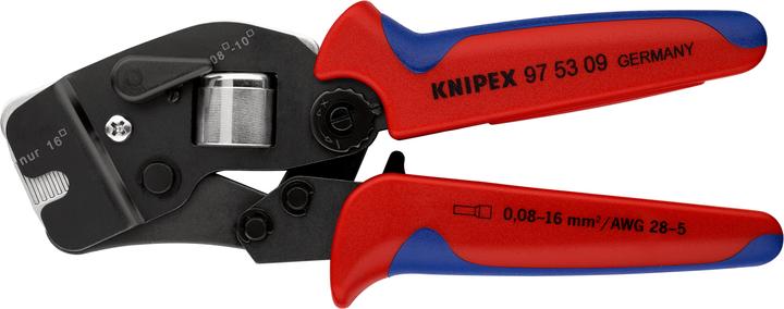 Image du produit Knipex Pince à sertir auto-ajustable pour embouts de câble (190 mm)