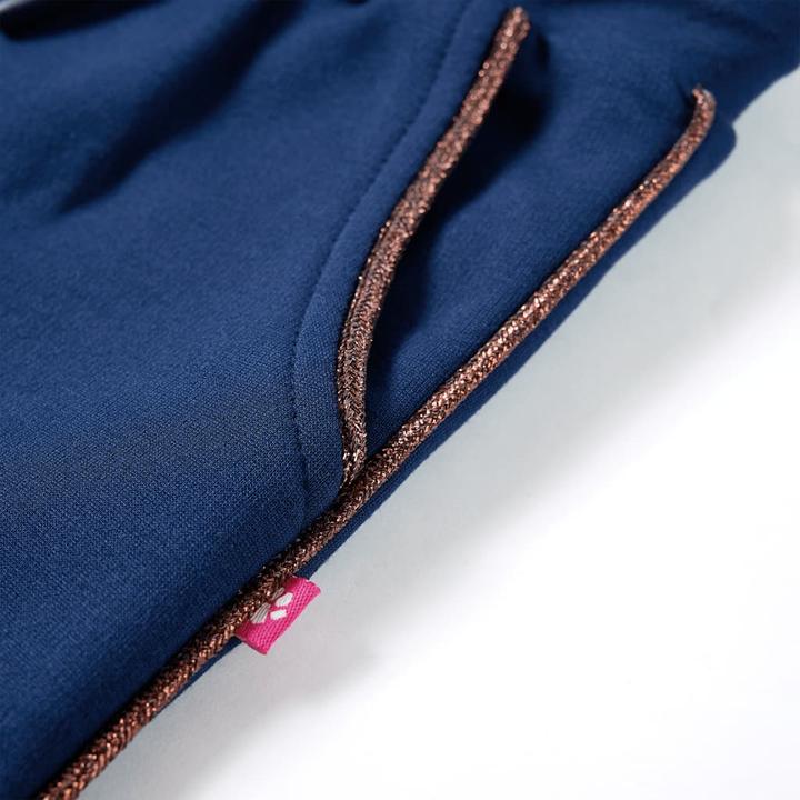Produktbild VidaXL Kinderhose mit Kordelzug Marineblau 128,Farbe (128)