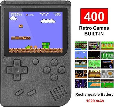 Image du produit PhoneLook Console de jeux portable rétro 8-bit Game Classics pour les trajets avec écran 3 TFT