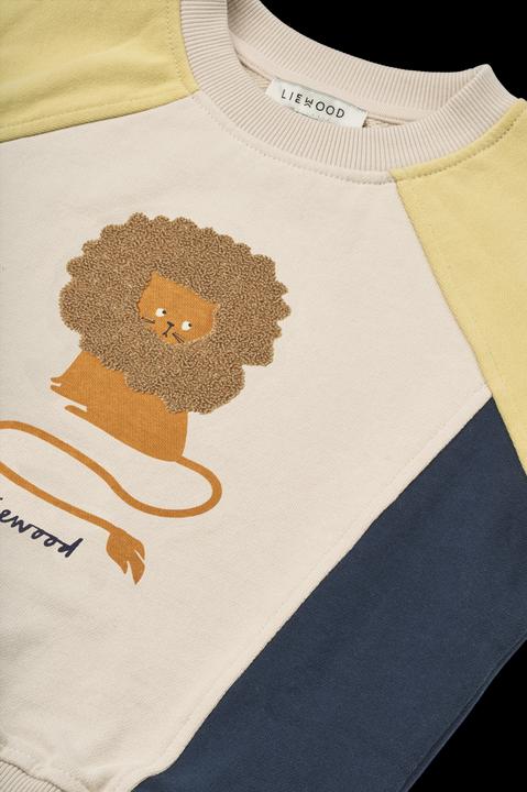 Actual product image Liewood Aude Sweatshirt Circus Lion (122)