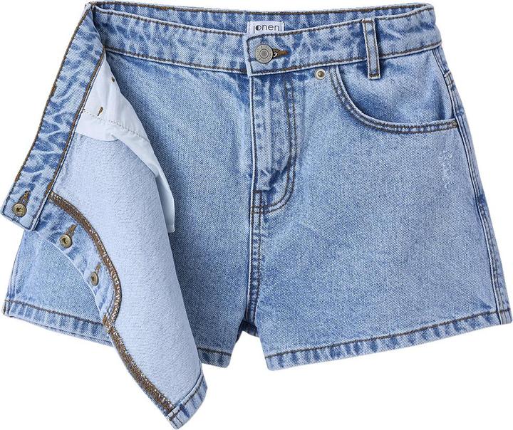 Produktbild Jonen Asymmetrischer Mädchen Jeans-Skort (128)