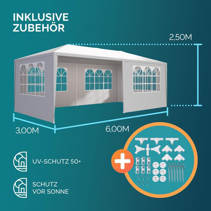 Produktbild Casaria Festzelt Rimini (600 cm, 300 cm)