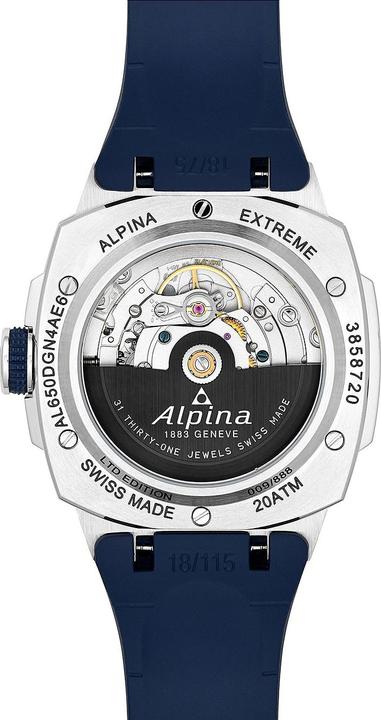Immagine prodotto Alpina Watch Alpina AL-650DGN4AE6 Extreme Regolatore Automatico 41mm 20ATM (Orologio da polso analogico, 41 mm)
