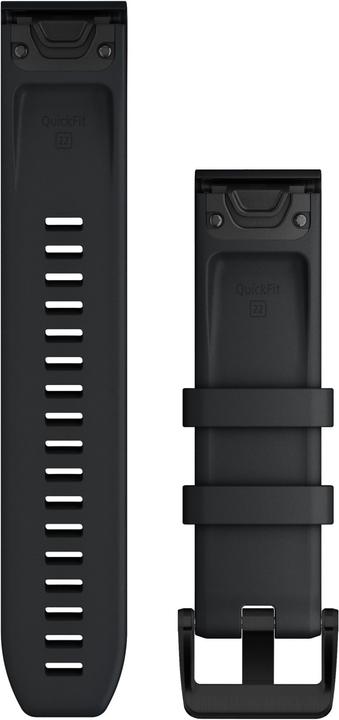 Garmin QuickFit (22 mm, Silikon, Rostfreier Stahl)