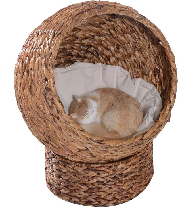 Immagine prodotto PawHut Casa per gatti in rattan intrecciato (Gatto)